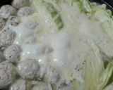 大量キャベツと鶏団子の鍋作り方6写真