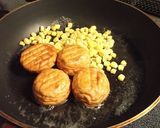 バター焼き魚河岸あげの　ニラコーンまみれ作り方3写真