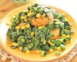 バター焼き魚河岸あげの　ニラコーンまみれ作り方7写真