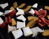 色々焼き野菜のゴマみそ和え作り方1写真
