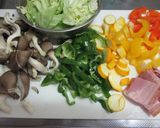 冷蔵庫の野菜で「カラフル野菜炒め」♪作り方1写真