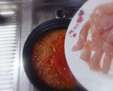 カットトマトと鶏の胸肉のスープ作り方7写真