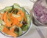簡単‼️冷しゃぶサラダ作り方1写真