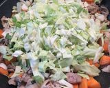 常備菜！やみつき大豚肉とキャベツ大葉炒め作り方5写真