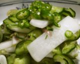 ズッキーニとナスと大葉の塩もみ：覚書作り方6写真