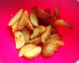 隠し味は粉チーズ！皮付きフライドポテト作り方5写真