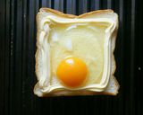 m極上ラピュタパン(目玉焼きトースト)作り方3写真