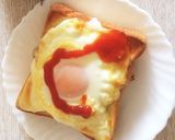 簡単で美味しい！目玉焼きチーズトースト作り方2写真