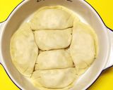 トースターで簡単☆まるごと餃子キッシュ作り方1写真