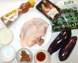 鶏もも肉とナス・ピーマン簡単！味噌炒め♪作り方1写真