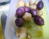 新じゃがのジェネベソース　ズッキーニと作り方1写真