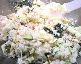 おからで嵩増♪白菜サラダ作り方3写真