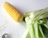 和味☆焼とうもろこしと野菜天のお味噌汁作り方1写真
