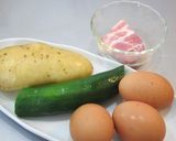 卵いっぱいのポテトサラダ作り方1写真