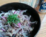 簡単！砂肝銀皮と玉ねぎの胡麻油あえ作り方11写真