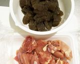 簡単！鶏肉とこんにゃくの生姜醤油炒め作り方1写真