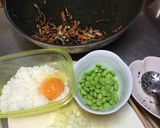 リメイク☆ひじきチャーハン作り方1写真