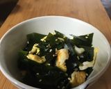 湯通しわかめの炒り卵あえ作り方6写真