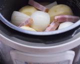 我が家流!甘ミソ風味なベーコン肉じゃが作り方3写真