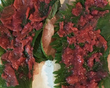 お弁当に♬ささみの梅しそクルクル巻き焼き作り方3写真