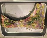 マグロのカマ 塩レモンとローズマリー焼き作り方3写真