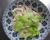 鶏ささみと魚河岸あげの和え物作り方4写真