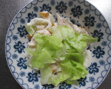 鶏ささみと魚河岸あげの和え物作り方4写真
