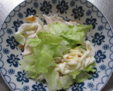 鶏ささみと魚河岸あげの和え物作り方5写真