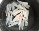 やげん軟骨の梅しそ和え作り方1写真