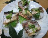 さんまかば焼き缶で手まり寿司作り方4写真