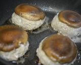 トマト缶で椎茸豚バーグ♡トローリ温玉添え作り方5写真