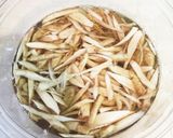 牛しぐれ煮。ごぼうと人参で。作り置き作り方1写真