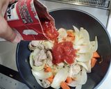 鶏もも肉煮込みのクスクス添え作り方3写真