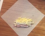 うまうま！ハムチーズえのきの春巻き焼き作り方1写真
