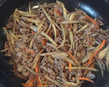 牛肉とごぼうと人参のしぐれ煮。お弁当にも作り方3写真