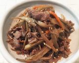牛肉とごぼうと人参のしぐれ煮。お弁当にも作り方4写真