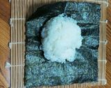 梅きゅうを白ごはんでかっぱ巻き♪作り方2写真