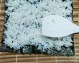 梅きゅうを白ごはんでかっぱ巻き♪作り方3写真