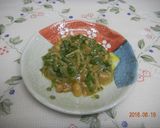簡単、大葉となめたけのおつまみ作り方1写真