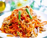 人参と豚のすりごま炒め作り方7写真