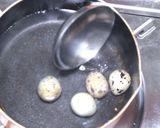 子供向け！ウズラの卵ピーマンの肉詰め作り方2写真
