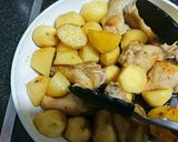 鳥手羽元と新じゃがのさっぱり照り作り方3写真