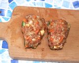 子供向け！ウズラの卵ピーマンの肉詰め作り方5写真