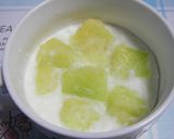 材料2つで✿簡単✿メロンヨーグルトアイス作り方3写真