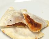 ピザ風味　餃子の皮包みｉｎチーザ作り方5写真