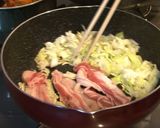 キャベツと豚肉でお好み焼き風炒め物作り方3写真