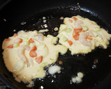 小海老とアスパラ♪お好み焼き風のかき揚げ作り方5写真