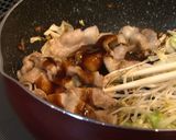 キャベツと豚肉でお好み焼き風炒め物作り方5写真