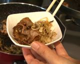 キャベツと豚肉でお好み焼き風炒め物作り方6写真
