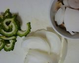 ゴーヤとシーフードのパスタ♪作り方2写真